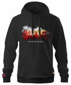 Męska Bluza Patriotyczna xPatriot 1918 PAMIĘTAMY Czarna