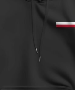 Męska Bluza Patriotyczna xPatriot – Skrzydła Wolności – Czarna