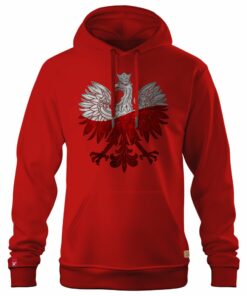 Męska Czerwona Bluza Patriotyczna xPatriot Orzeł Biało-Czerwony