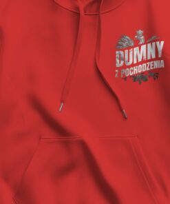 Męska Patriotyczna Bluza xPatriot Dumny z Pochodzenia – Czerwona