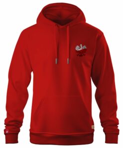 Męska Patriotyczna Czerwona Bluza xPatriot Orzełek Biało-Czerwony