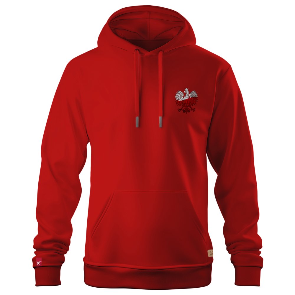 Męska Patriotyczna Czerwona Bluza xPatriot Orzełek Biało-Czerwony