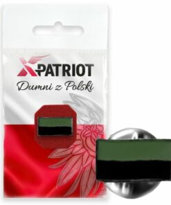 Patriotyczna Przypinka xPatriot – Barwy Wojsk Lądowych – Metalowa
