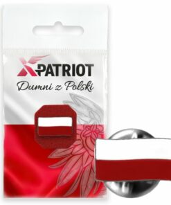Patriotyczna Przypinka xPatriot – Flaga Polski – Metalowa