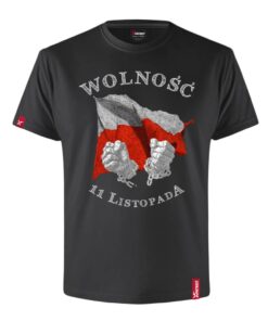Męska Patriotyczna Koszulka xPatriot Wolność Czarna