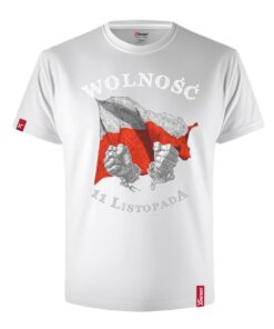 Męska Patriotyczna Koszulka xPatriot Wolność Biała