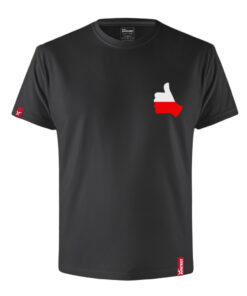 Męska Koszulka Patriotyczna xPatriot Czarna