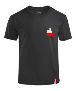 Męska Koszulka Dziecko Patriotyczna xPatriot Kids Czarna