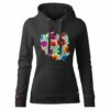Damska Bluza Patriotyczna Czarna xPatriot Polska Łowicka
