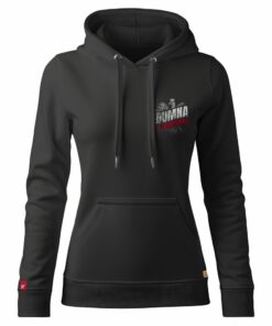 Damska Bluza Patriotyczna xPatriot Dumna z Pochodzenia Czarna