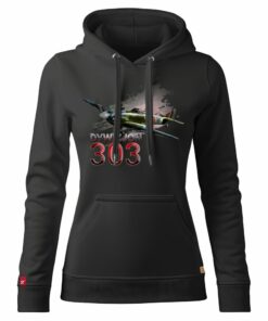 Damska Bluza Patriotyczna xPatriot Dywizjon 303 Czarna