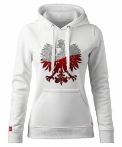 Damska Bluza Patriotyczna xPatriot Orzeł Biało-Czerwony – Biała