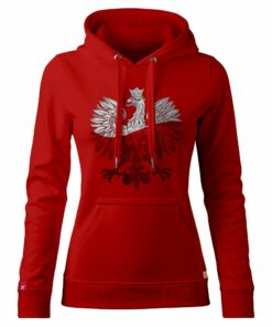 Damska Bluza Patriotyczna xPatriot Orzeł Biało-Czerwony – Czerwona