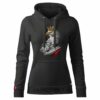 Damska Bluza Patriotyczna xPatriot Orzeł Królewski Flaga Polski Czarna