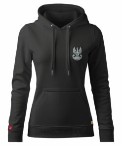 Damska Bluza Patriotyczna xPatriot Polski Orzeł Wojskowy Czarna