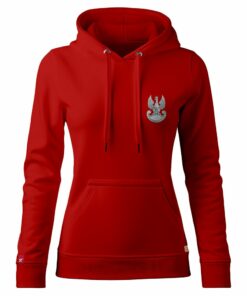 Damska Bluza Patriotyczna xPatriot Polski Orzeł Wojskowy Czerwona