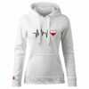 Damska Bluza Patriotyczna xPatriot Polskie Serce Linia Życia Biała