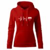 Damska Bluza Patriotyczna xPatriot Polskie Serce Linia Życia Czerwona