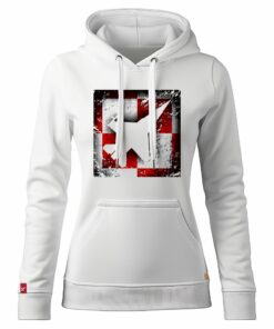 Damska Bluza Patriotyczna xPatriot Szachownica Lotnicza Myśliwiec Biała