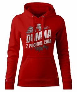 Damska Bluza Patriotyczna xPatriot – DUMNA Z POCHODZENIA – czerwona