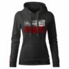 Damska Bluza Patriotyczna xPatriot – Flaga Polski – Czarna