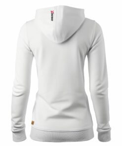 damska bluza biała tył