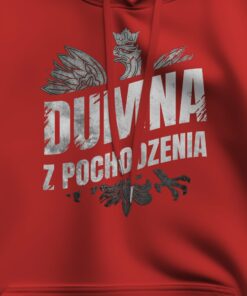 dumna z pochodzenia czerwona zoom