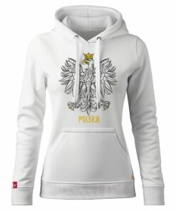 Damska Bluza Patriotyczna xPatriot – Orzeł Biały Polska – Biała