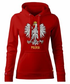 Damska Bluza Patriotyczna xPatriot – Orzeł Biały Polska – Czerwona