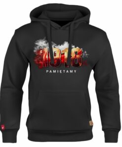 Dziecięca Bluza Patriotyczna xPatriot 1918 PAMIĘTAMY Czarna
