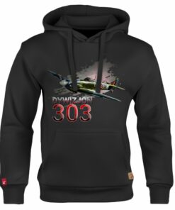 Dziecięca Bluza Patriotyczna xPatriot Dywizjon 303 Czarna