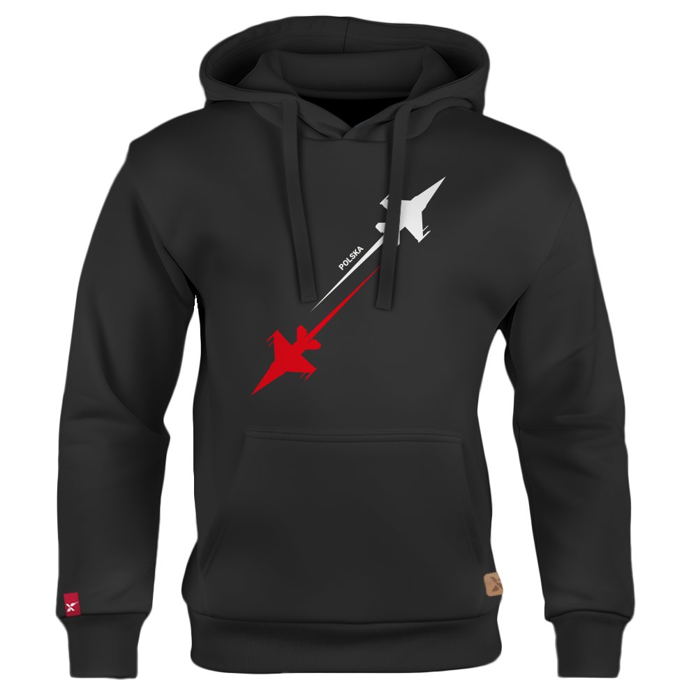 Dziecięca Bluza Patriotyczna xPatriot Myśliwce Polska Czarna