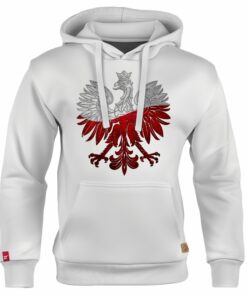 Dziecięca Bluza Patriotyczna xPatriot Orzeł Biało-Czerwony – Biała