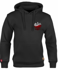 Dziecięca Bluza Patriotyczna xPatriot Orzeł Biało-Czerwony – Czarna