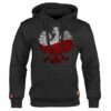 Dziecięca Bluza Patriotyczna xPatriot Orzeł Biało-Czerwony – Czarna