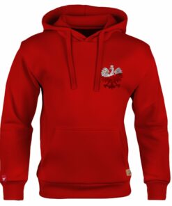 Dziecięca Bluza Patriotyczna xPatriot Orzeł Biało-Czerwony – Czerwona