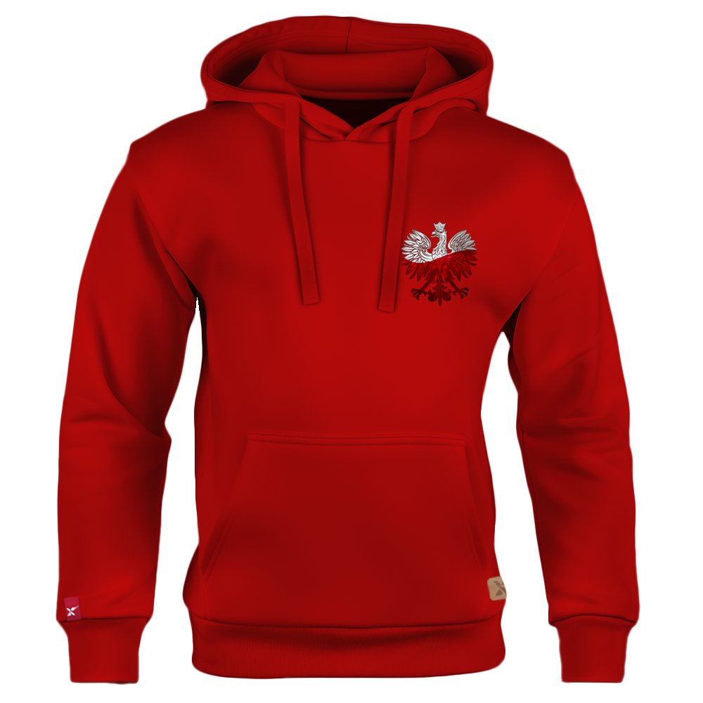 Dziecięca Bluza Patriotyczna xPatriot Orzeł Biało-Czerwony – Czerwona