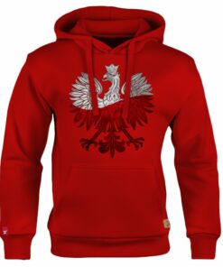 Dziecięca Bluza Patriotyczna xPatriot Orzeł Biało-Czerwony – Czerwona