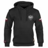 Dziecięca Bluza Patriotyczna xPatriot Orzeł z Flagami Czarna