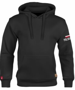 Dziecięca Bluza Patriotyczna xPatriot Polska Flaga Rękaw Czarna