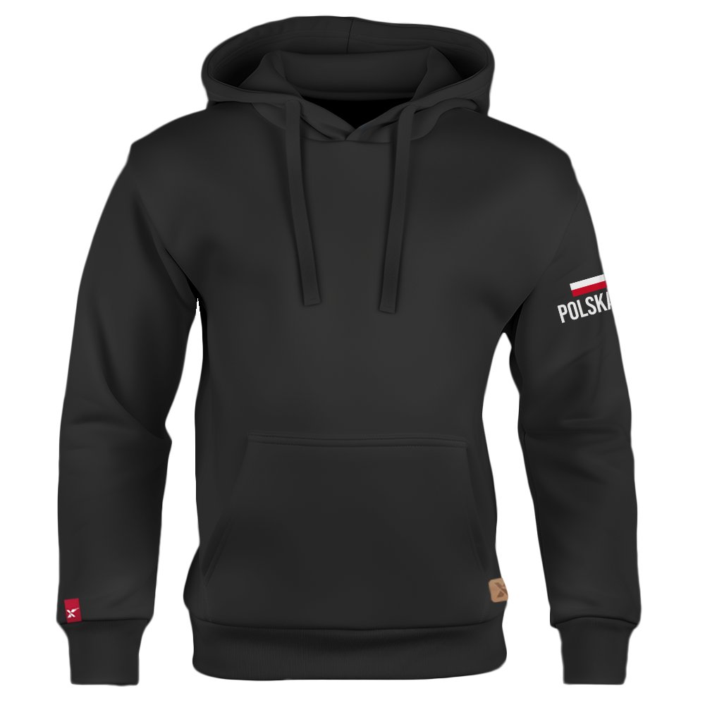 Dziecięca Bluza Patriotyczna xPatriot Polska Flaga Rękaw Czarna