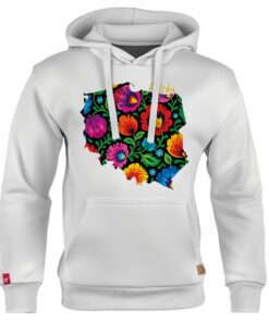 Dziecięca Bluza Patriotyczna xPatriot Polska Folk Biała