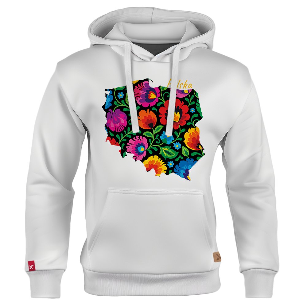 Dziecięca Bluza Patriotyczna xPatriot Polska Folk Biała