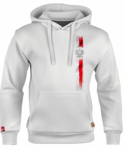 Dziecięca Bluza Patriotyczna xPatriot Polska Pionowa Flaga Biała