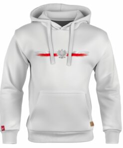 Dziecięca Bluza Patriotyczna xPatriot Polska Pozioma Flaga Biała
