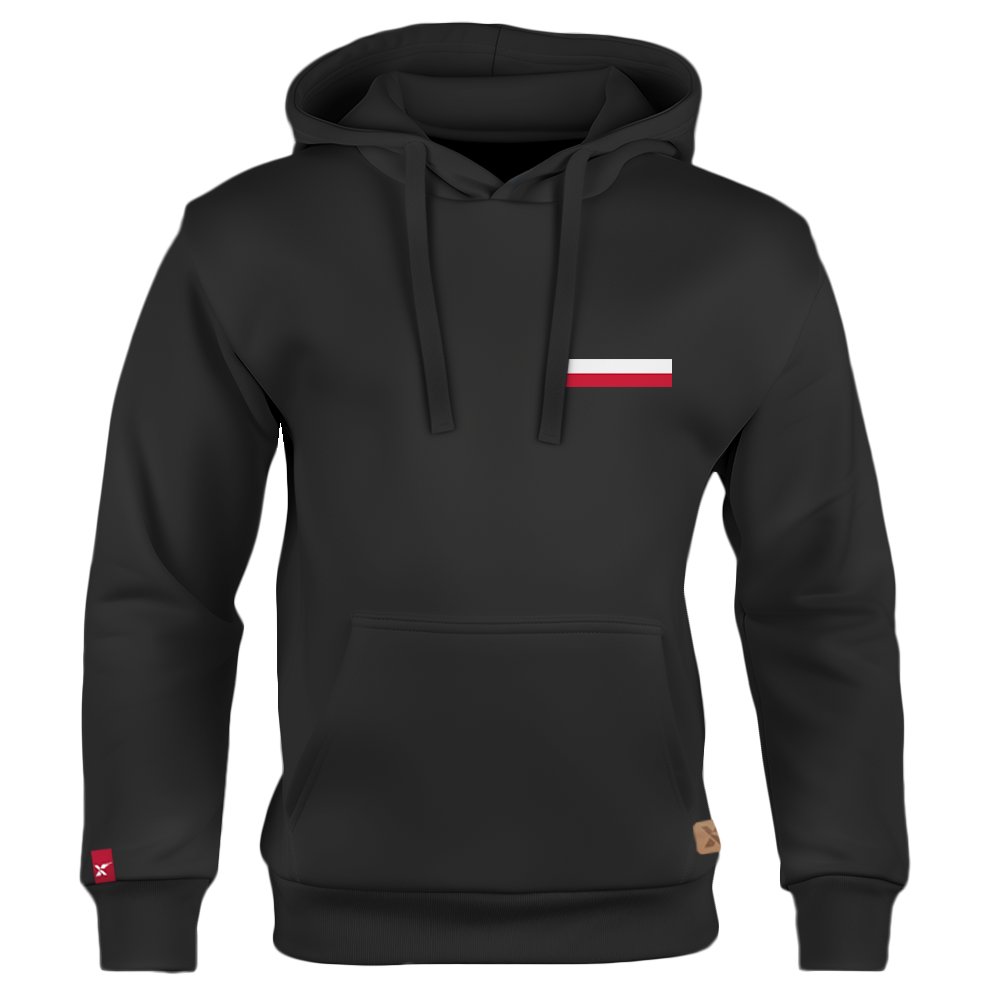 Dziecięca Bluza Patriotyczna xPatriot z Skrzydłami Husarskimi – Polska Flaga Czarna