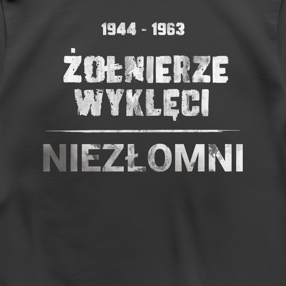Koszulka Patriotyczna xPatriot Żołnierze Wyklęci Niezłomni Czarna zoom