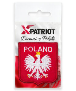 Naszywka Orzeł Polska Tarcza 58x63mm