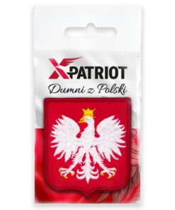Naszywka Orzeł Polska Tarcza 58x63mm