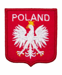 Naszywka Orzeł Polska Tarcza 58x63mm